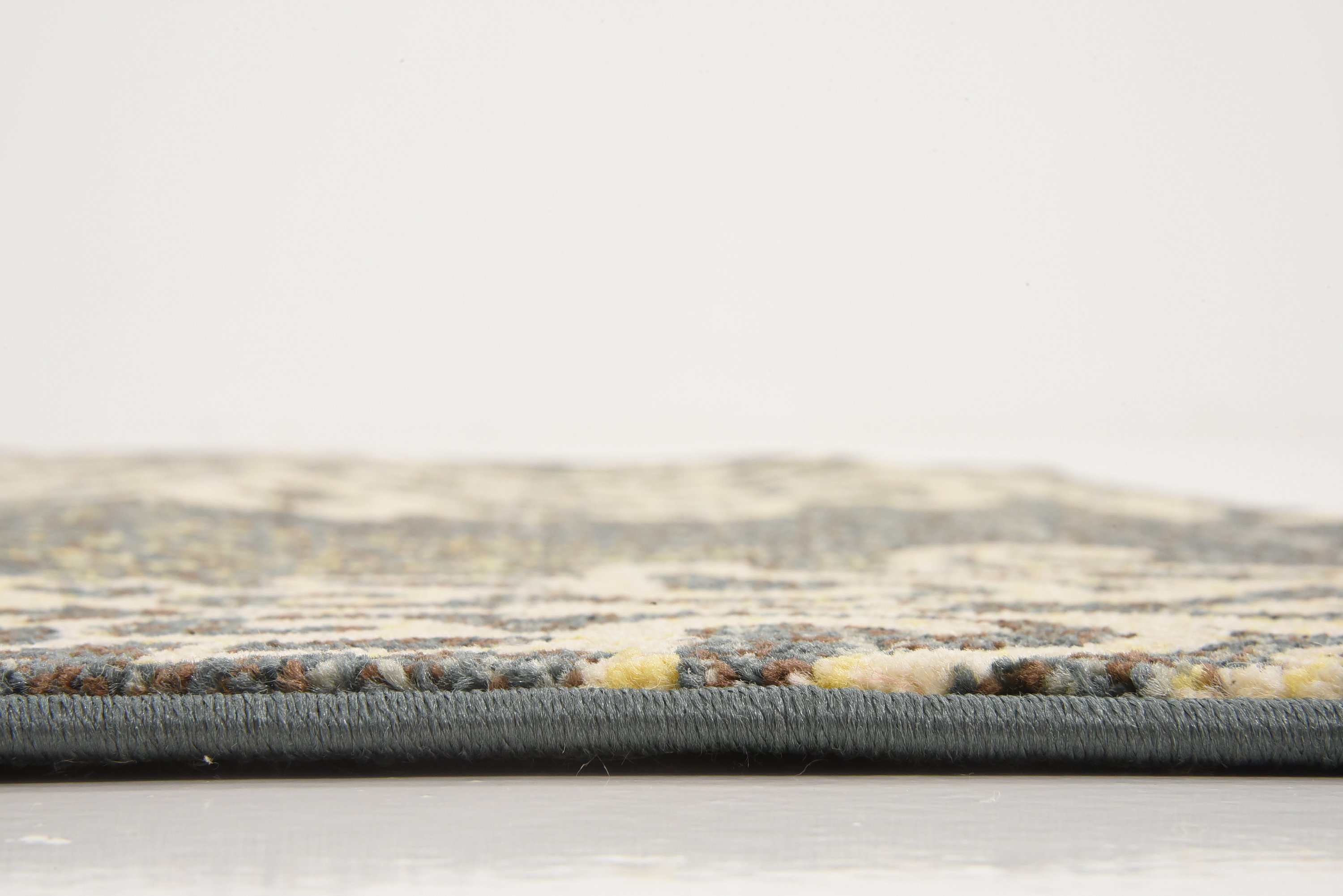 Blue 3' 3 x 5' 3 Damask Rug Area Rugs eSaleRugs