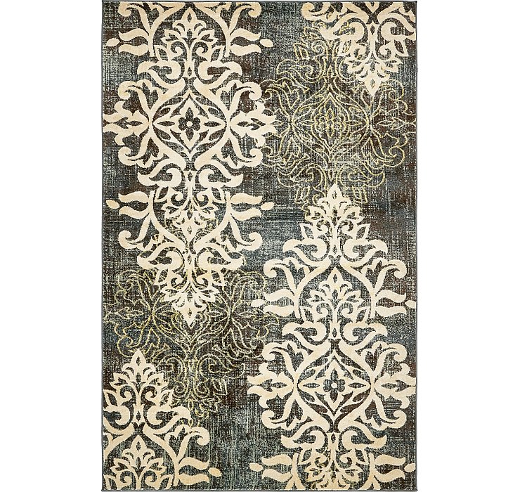 5' x 8' Damask Rug