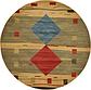8' x 8' Kashkuli Gabbeh Round Rug thumbnail