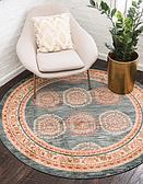 8' x 8' Kashkuli Gabbeh Round Rug thumbnail