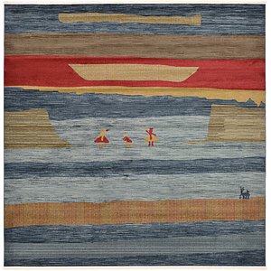 Unique Loom 10' x 10' Fars Square Rug