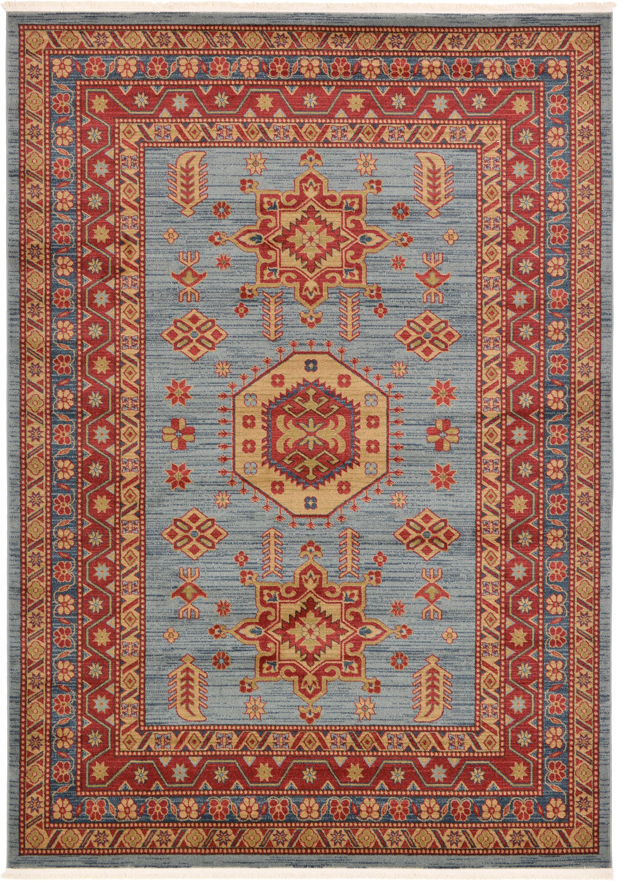 Light Blue 7' x 10' Serapi Rug eSaleRugs