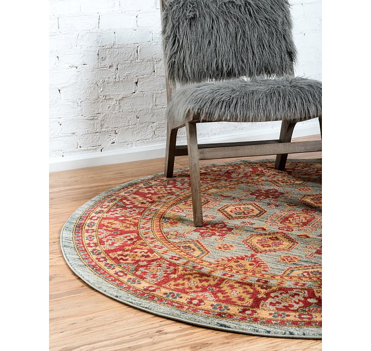 6' x 6' Serapi Round Rug