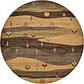 8' x 8' Kashkuli Gabbeh Round Rug thumbnail