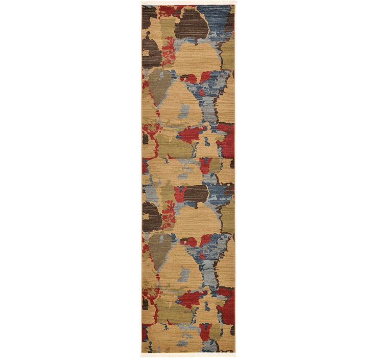 2' 7 x 10' Kashkuli Gabbeh Runner ...