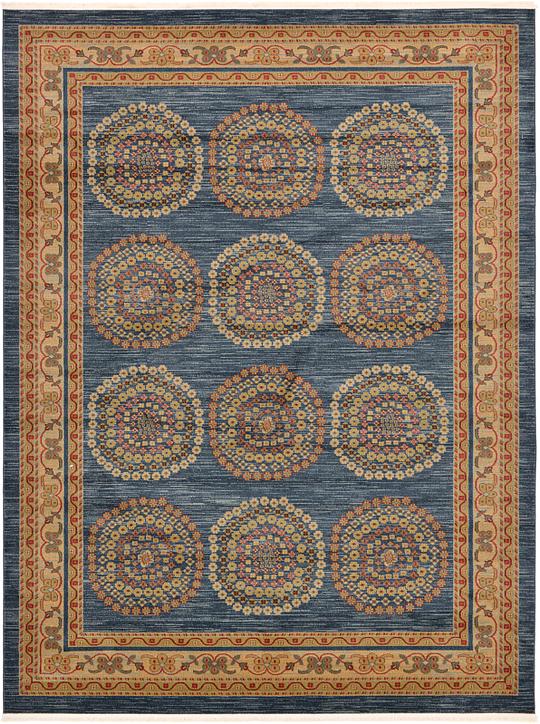 Blue 9' x 12' Kashkuli Gabbeh Rug Area Rugs eSaleRugs