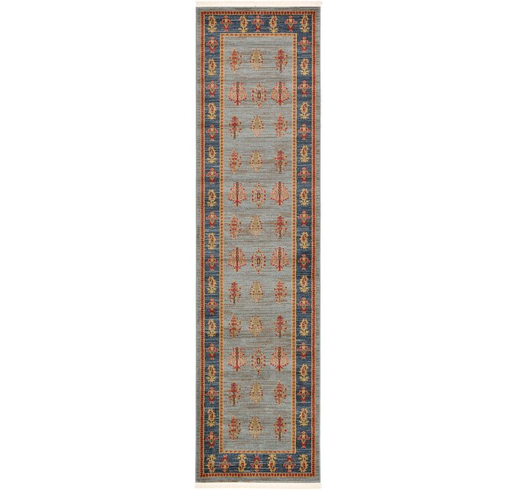 2' 7 x 10' Kashkuli Gabbeh Runner ...