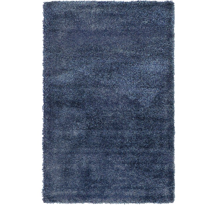 5' x 8' Luxe Solid Shag Rug