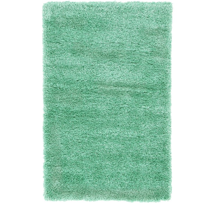 3' 3 x 5' 3 Luxury Solid Shag Rug