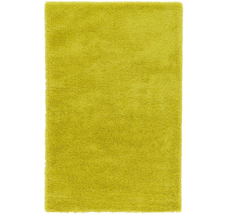 5' x 8' Luxury Solid Shag Rug