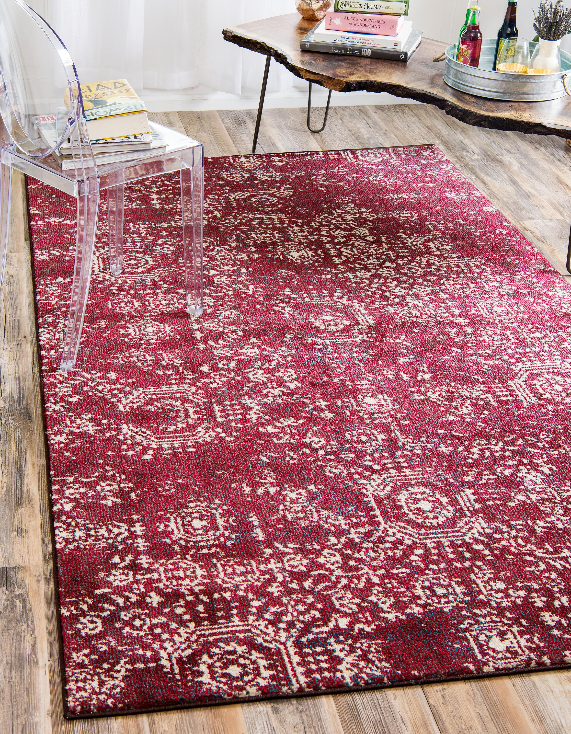 Red 9' x 12' Santa Fe Rug eSaleRugs