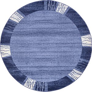 Unique Loom 6' x 6' Del Mar Round Rug