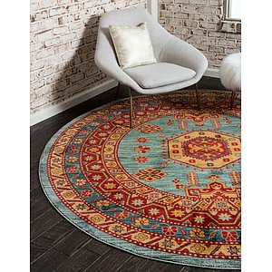 6' x 6' Serapi Round Rug