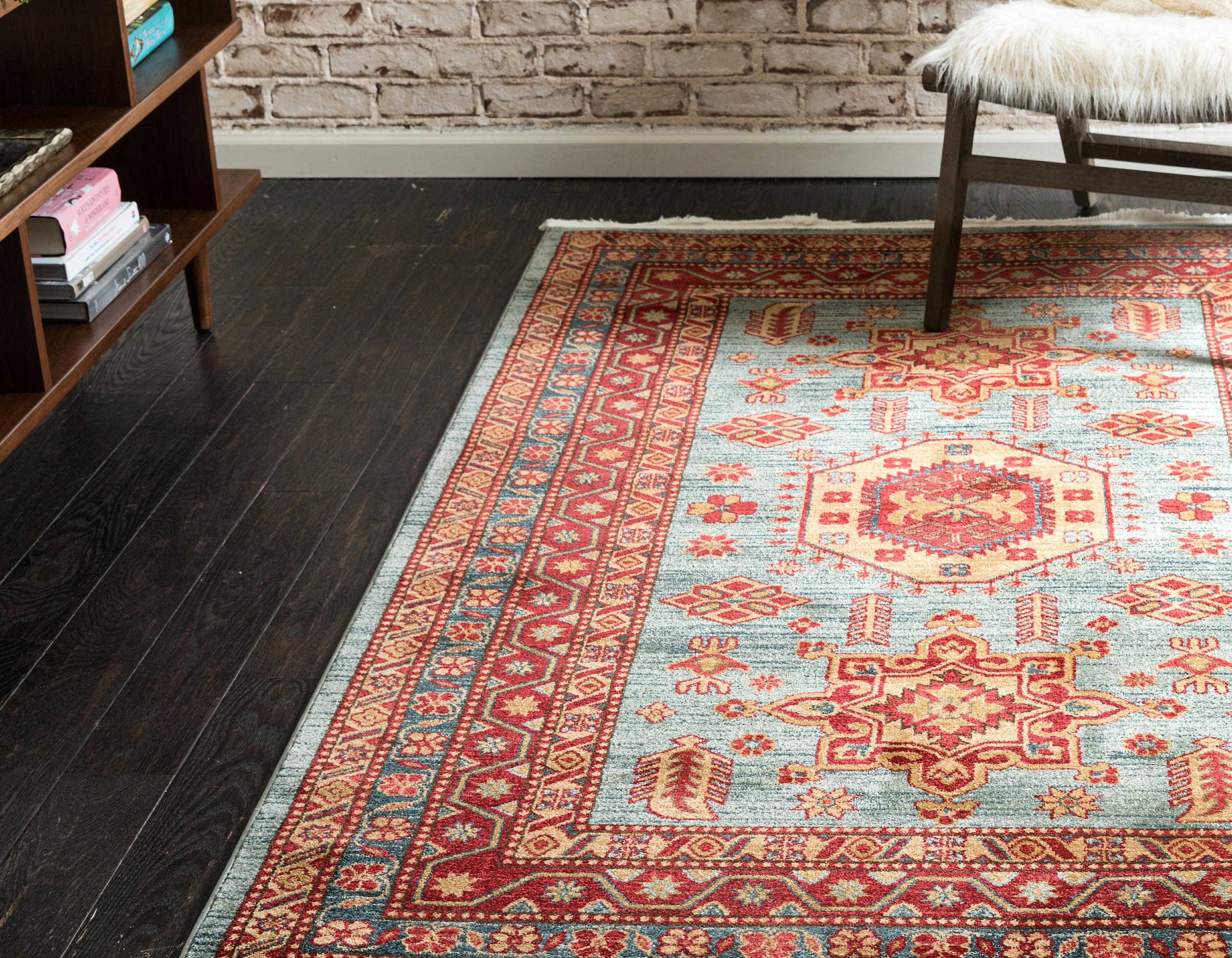 Light Blue 7' x 10' Serapi Rug eSaleRugs