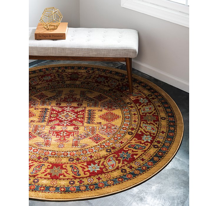 8' x 8' Serapi Round Rug