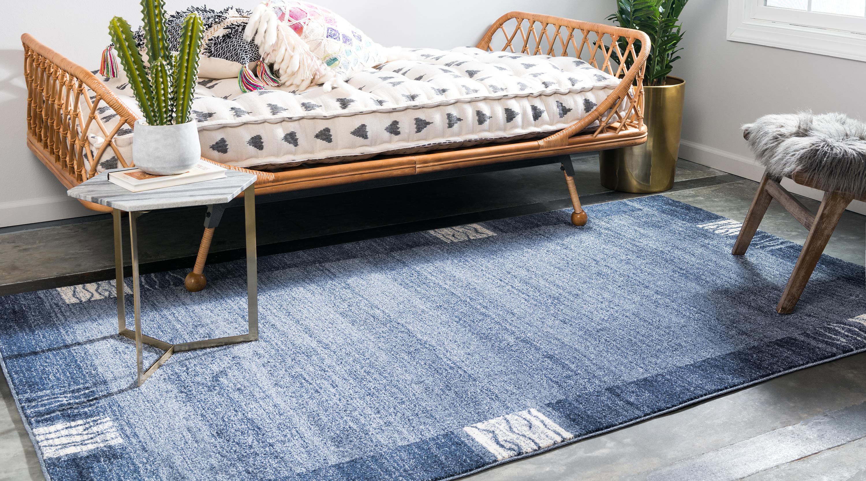 Light Blue 8' x 11' 4 Loft Rug eSaleRugs