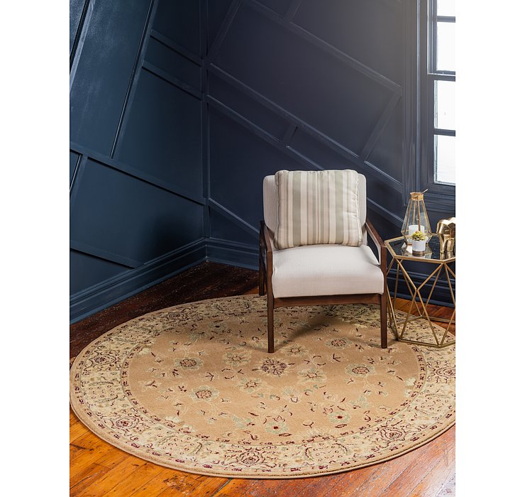 8' x 8' Classic Agra Round Rug