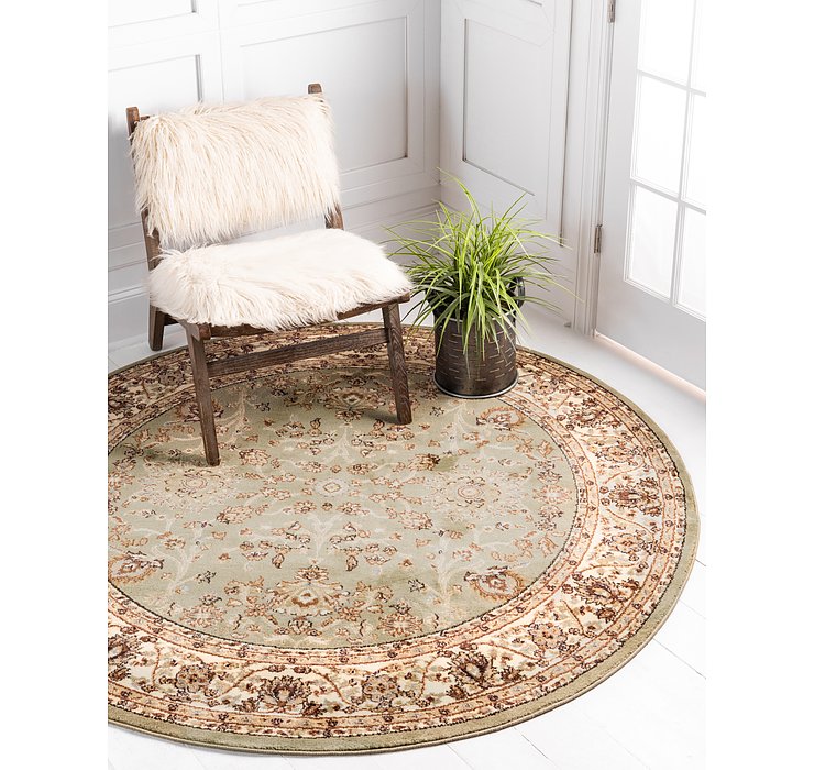 8' x 8' Classic Agra Round Rug