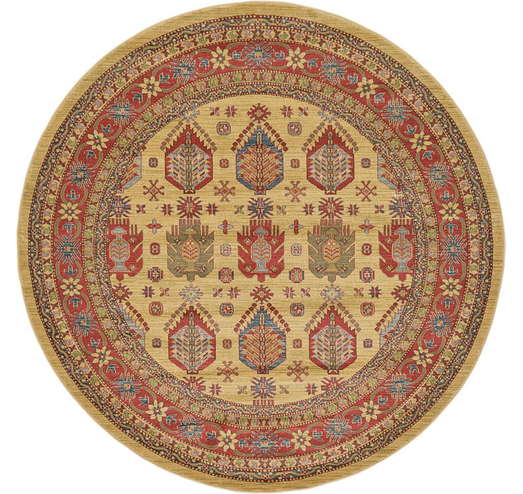 8' x 8' Serapi Round Rug