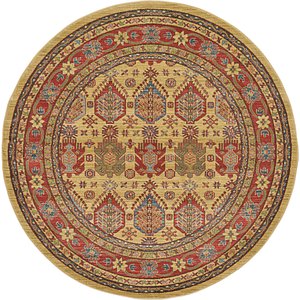 6' x 6' Serapi Round Rug