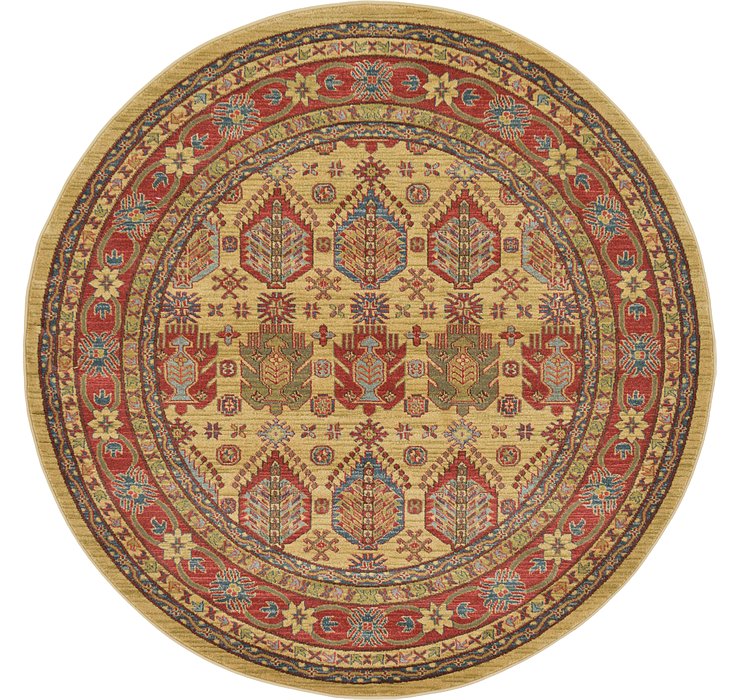6' x 6' Serapi Round Rug
