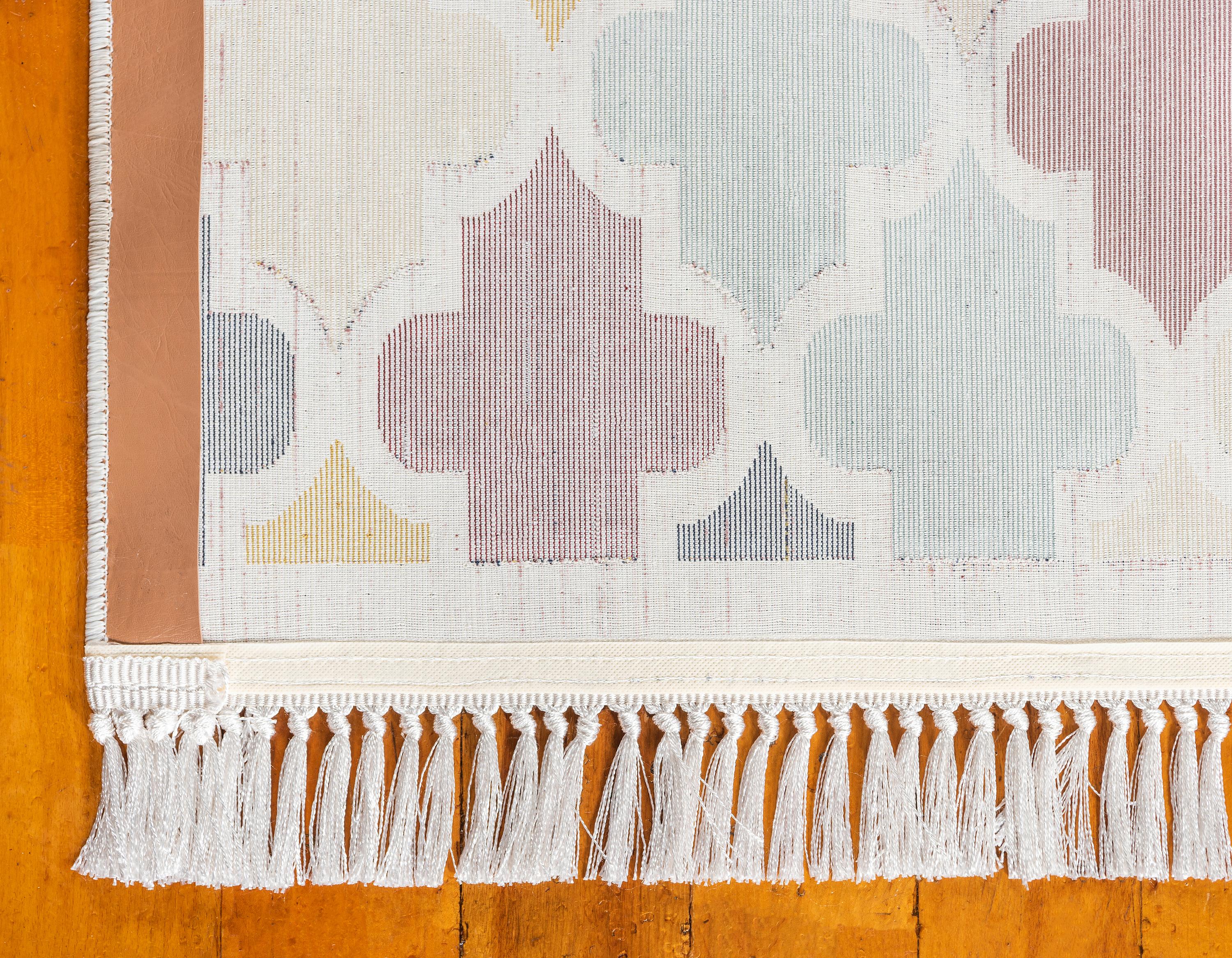 Ivory 9' x 12' Trellis Rug iRugs UK