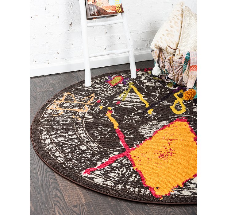 6' x 6' Santa Fe Round Rug