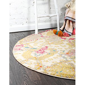 Unique Loom 8' x 8' Sedona Round Rug