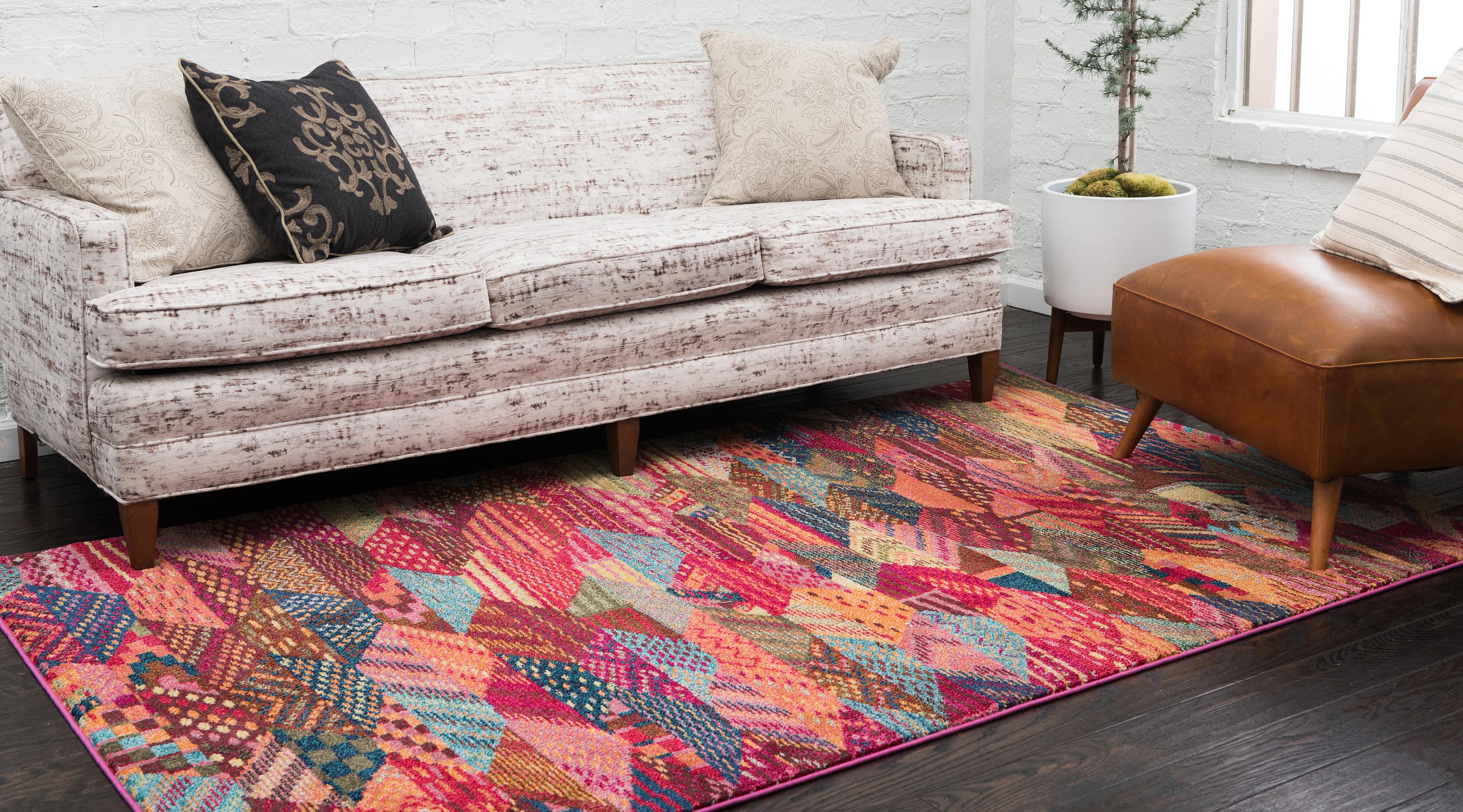 Multicolor 9' x 12' Santa Fe Rug iRugs UK