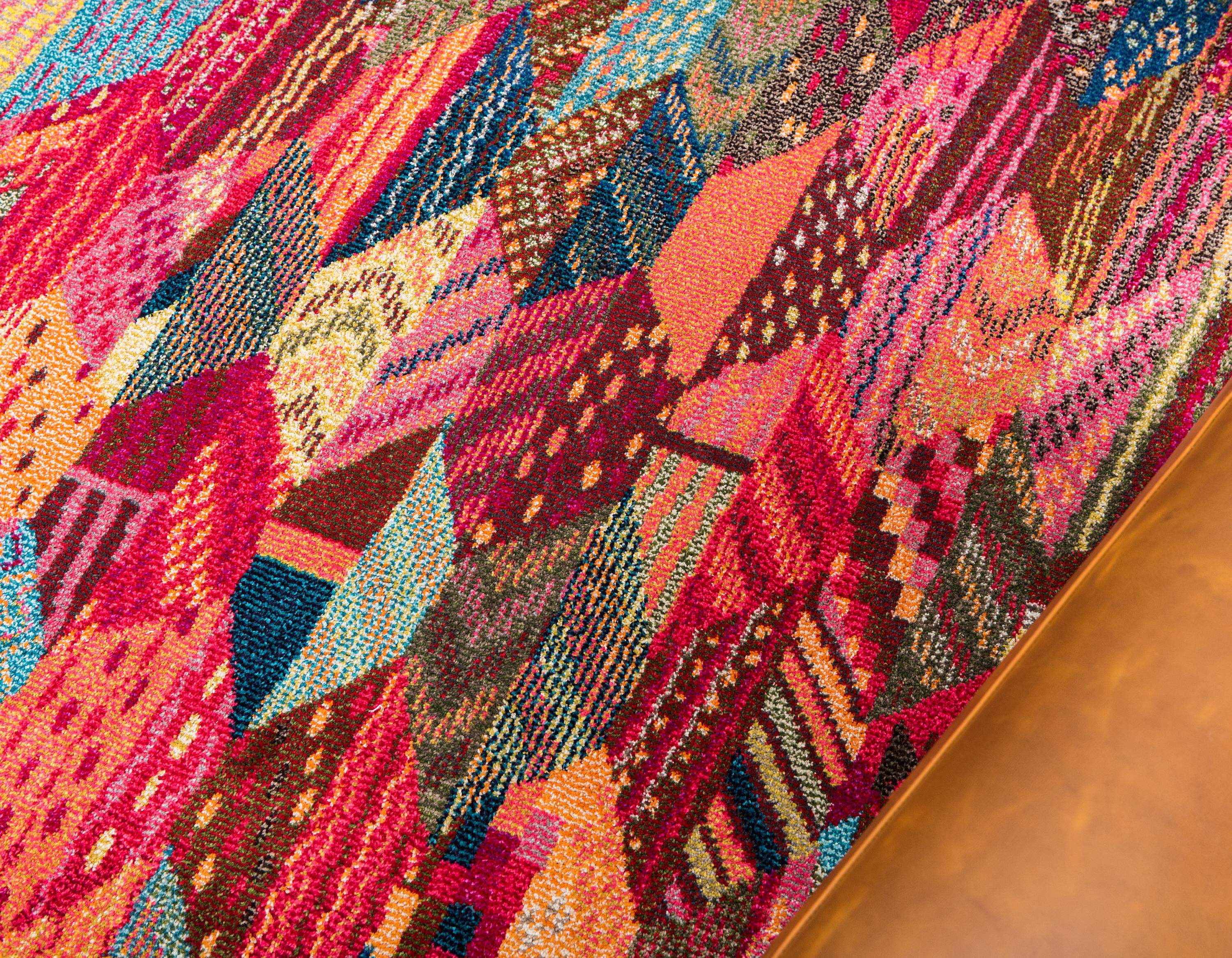 Multicolor 5' x 8' Santa Fe Rug eSaleRugs