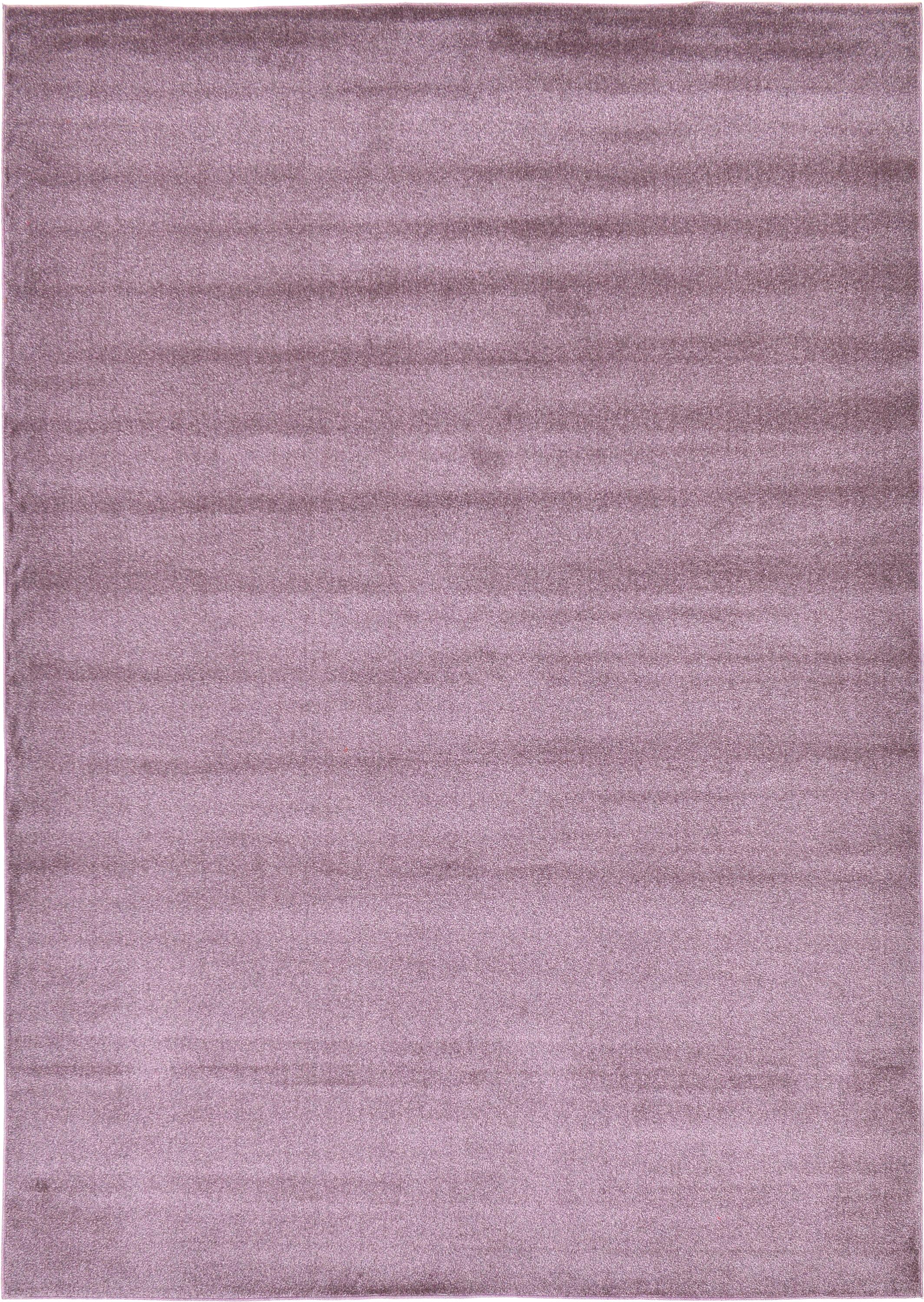 Light Purple 7' x 10' Solid Basic Rug eSaleRugs