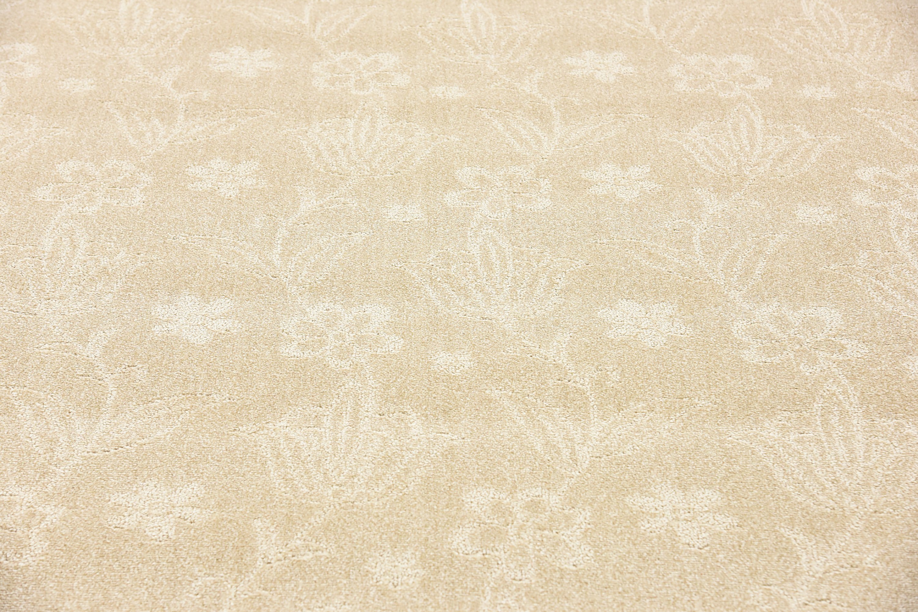 Cream 8' x 11' 2 Floral Basic Rug Area Rugs eSaleRugs
