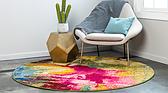 6' x 6' Casablanca Round Rug thumbnail