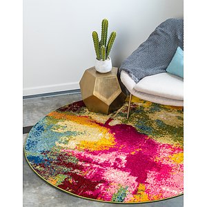 Unique Loom 8' x 8' Estrella Round Rug