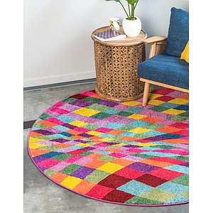 Unique Loom 8' x 8' Estrella Round Rug