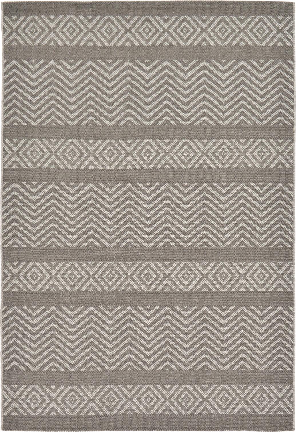 Dark Gray 5' 3 x 7' 7 Outdoor Rug Area Rugs eSaleRugs