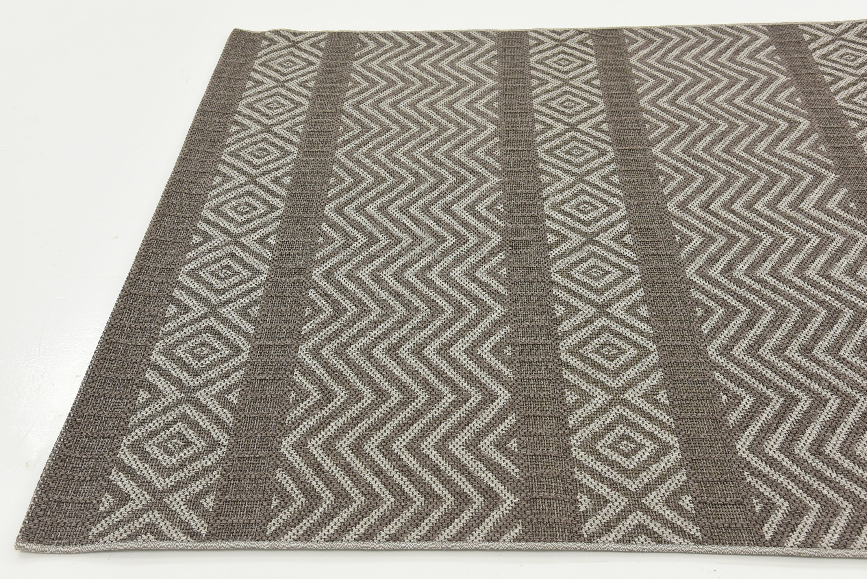 Dark Gray 5' 3 x 7' 7 Outdoor Rug Area Rugs eSaleRugs