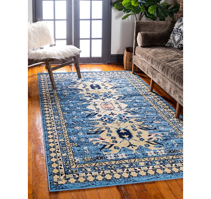 9' 10 x 13' Heriz Design Rug