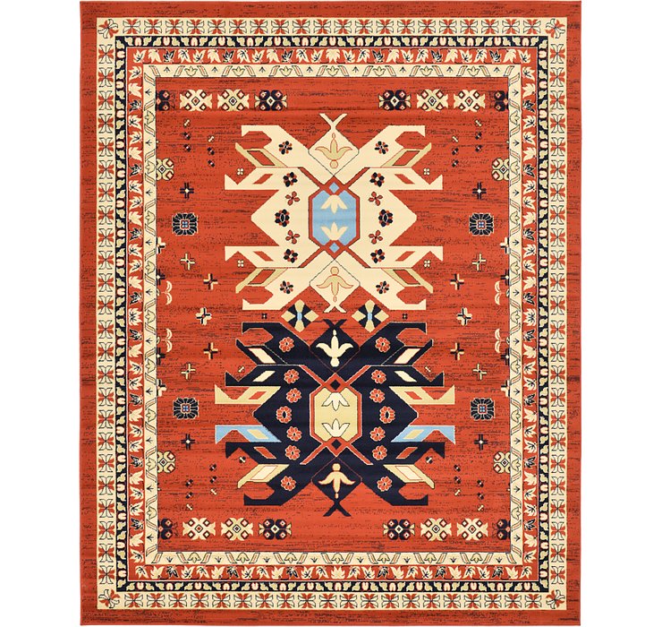 8' x 10' Heriz Design Rug