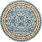 8' x 8' Kashan Design Round Rug thumbnail