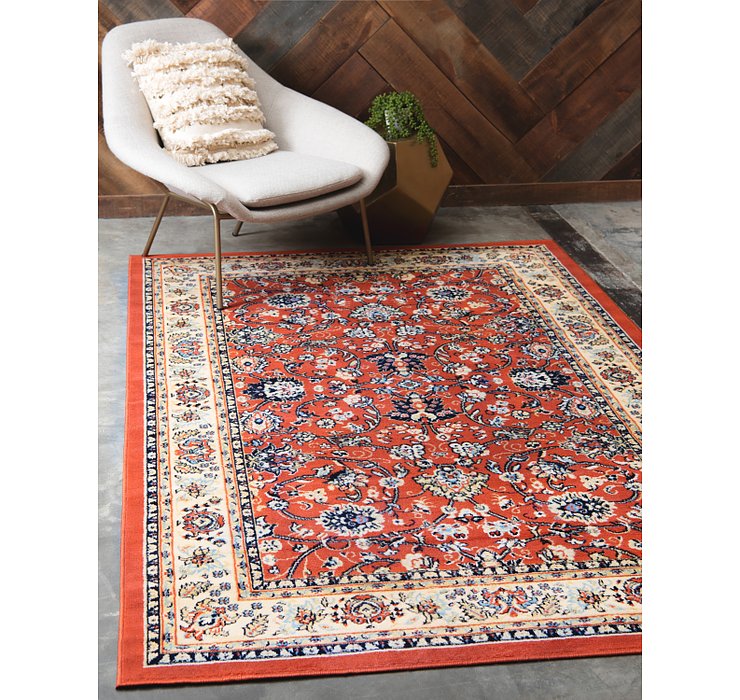 9' 10 x 13' Kashan Design Rug
