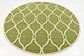 6' x 6' Lattice Round Rug thumbnail image 2