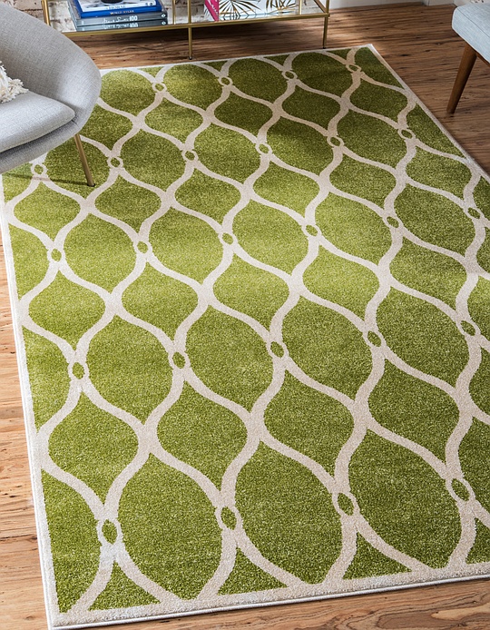 Green 9' x 12' Trellis Rug Area Rugs Rugs.ca