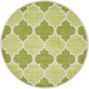 Unique Loom 6' x 6' Trellis Round Rug