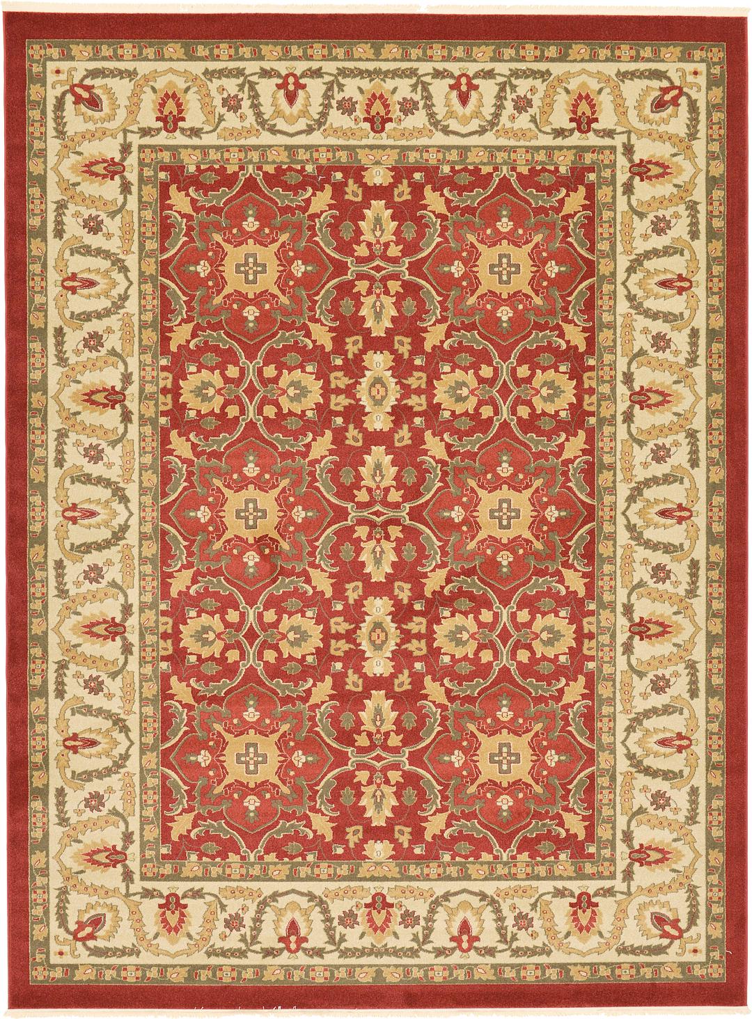 Red 9' x 12' Kensington Rug Area Rugs eSaleRugs