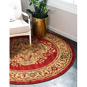 6' x 6' Serapi Round Rug