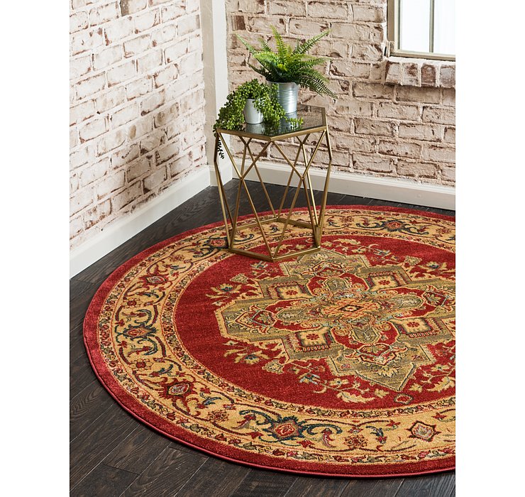 8' x 8' Serapi Round Rug