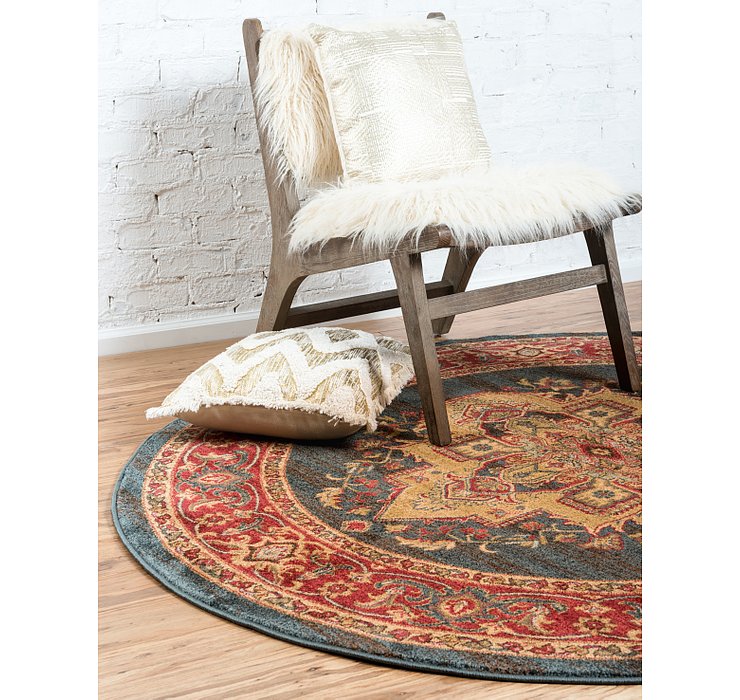 6' x 6' Serapi Round Rug