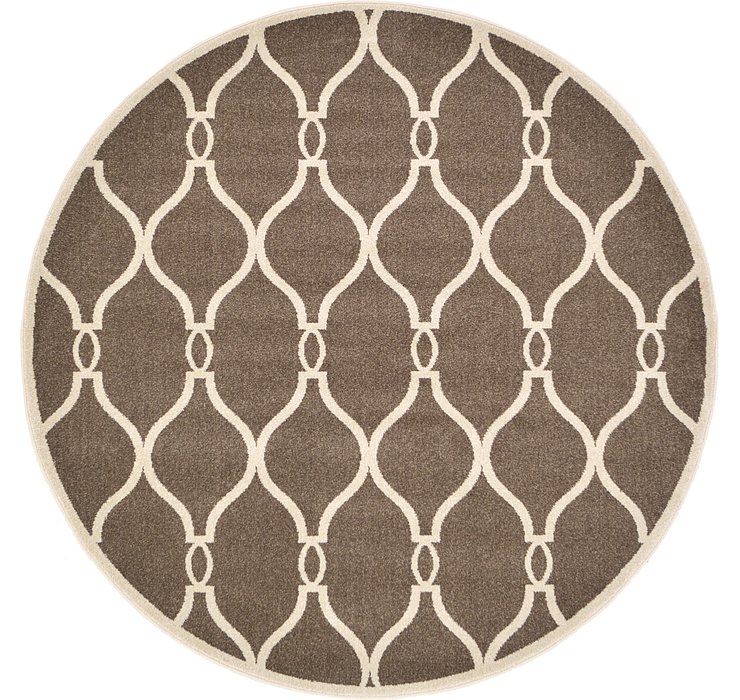 6' x 6' Trellis Round Rug