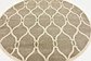 6' x 6' Trellis Round Rug thumbnail image 3